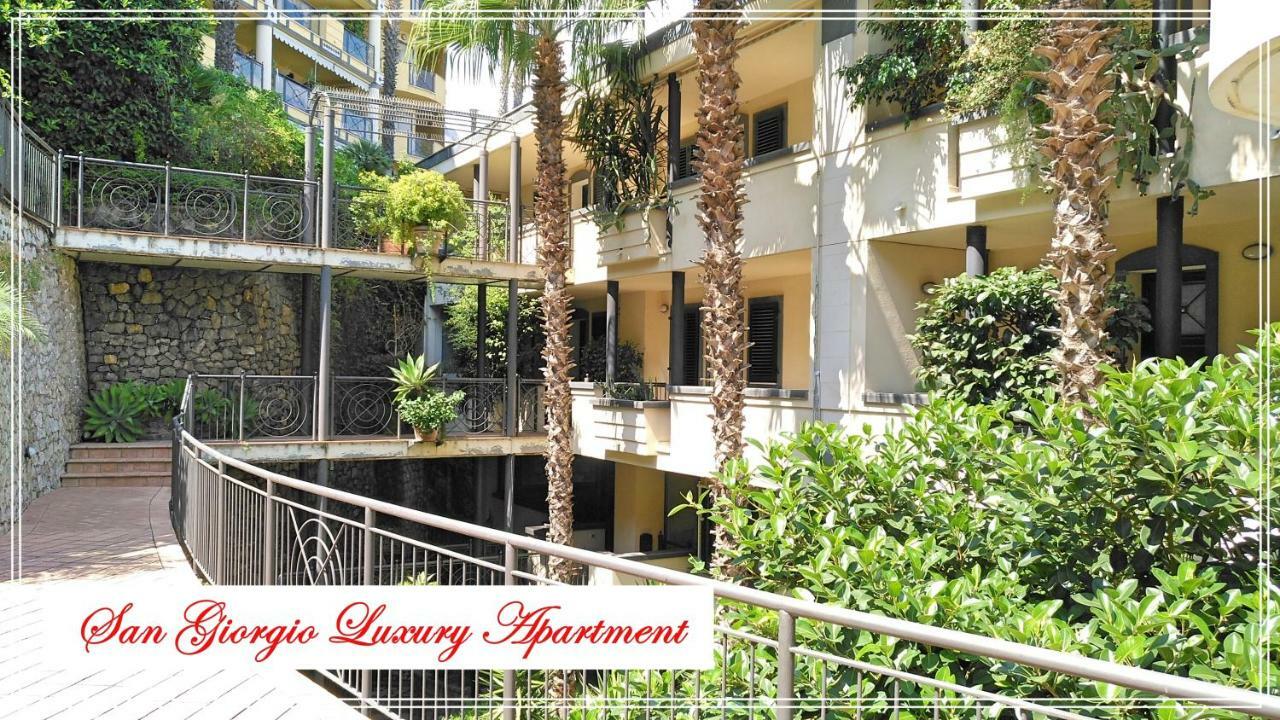 San Giorgio Luxury Apartment Taormina-Panoramic Pool & Parking Space Ngoại thất bức ảnh